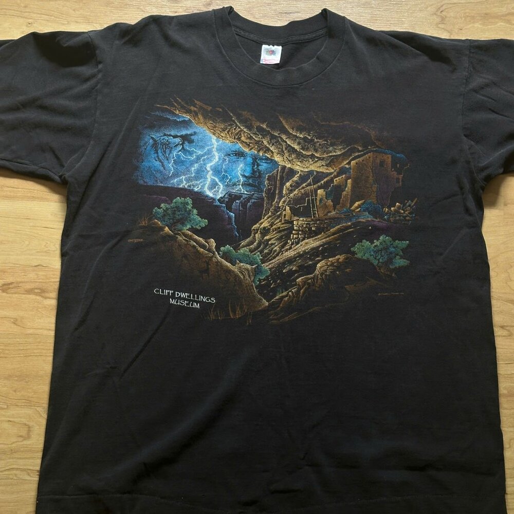 Vintage Fruit of the Loom Seven Falls Colorado T-Shirt / Size L / Cond: Good